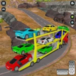 car transporter 3d:truck games android application logo